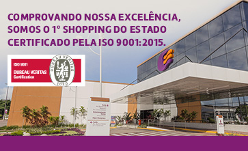 Shopping Guararapes renova ISO 9001.