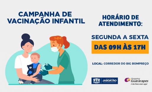 Confira tudo sobre a Vacinação Infantil aqui no Guara!