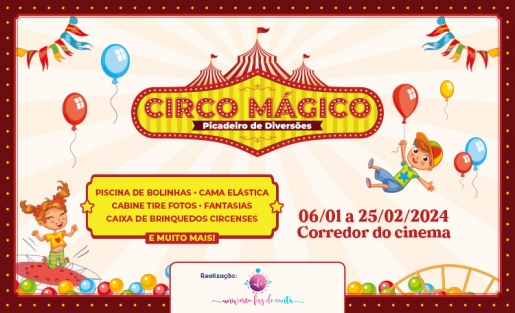 Parque Circo Mágico, no Guara! Vem aproveitar!