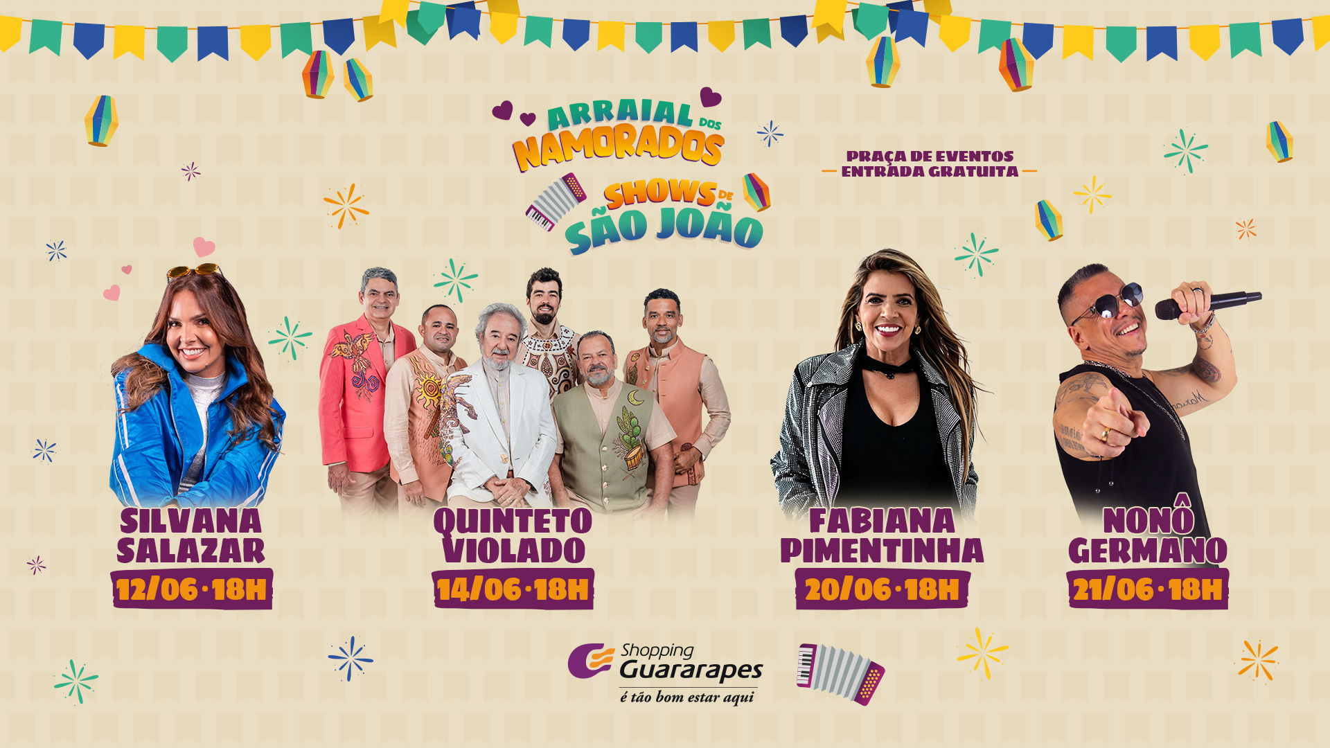 O São João do Guara tá com uma programação imperdível