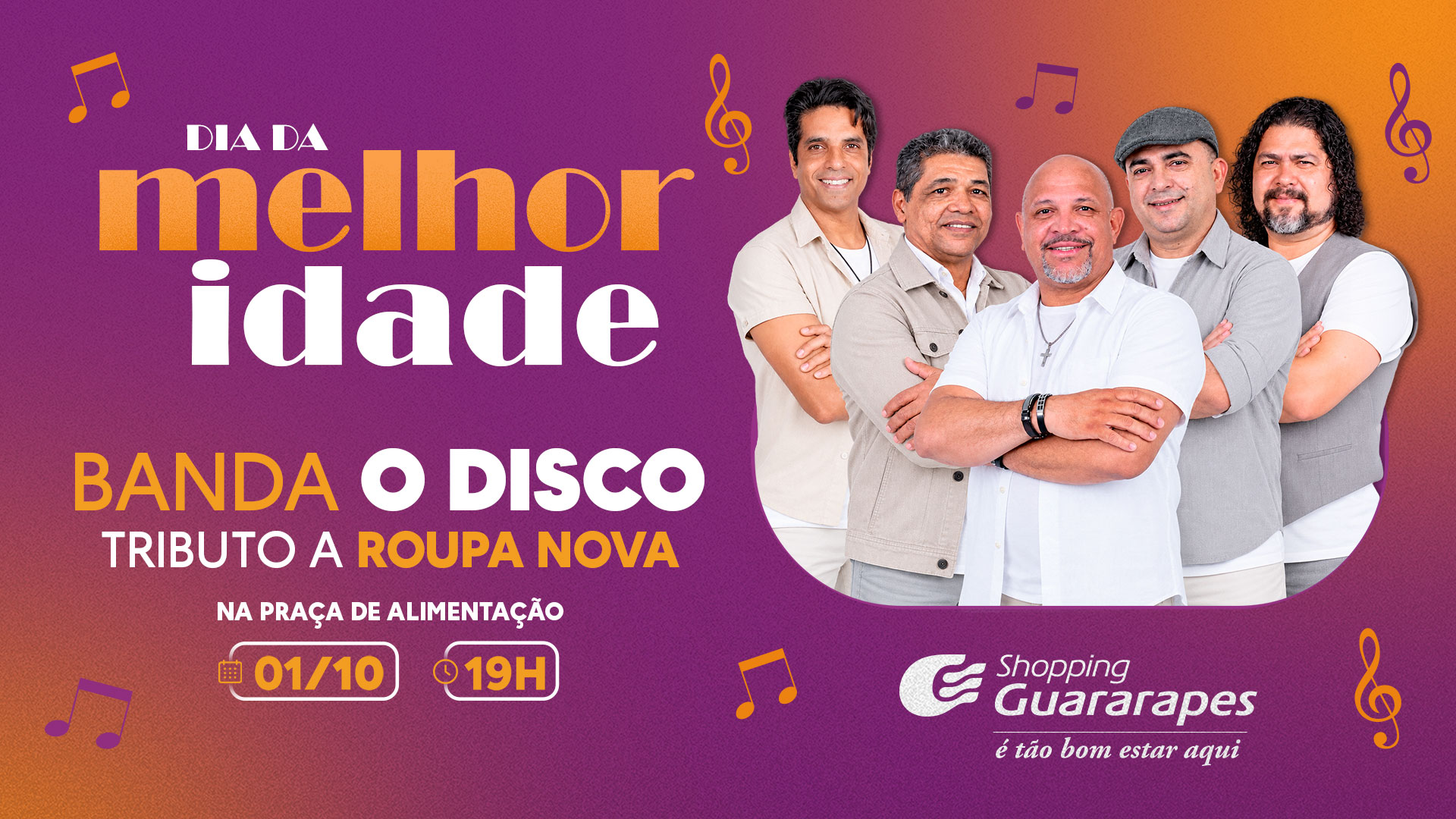 Celebre o Dia da Melhor Idade no Guara!